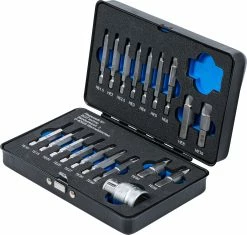 BGS Technic Jeu D'extracteurs De Vis Pour Vis à Six Pans Creux/Torx 19 Pièces -Vélo Soldes BGS technic 9173 20126170 Schraubenausdreher Satz fur InnensechskantTorx 19 teilig 6