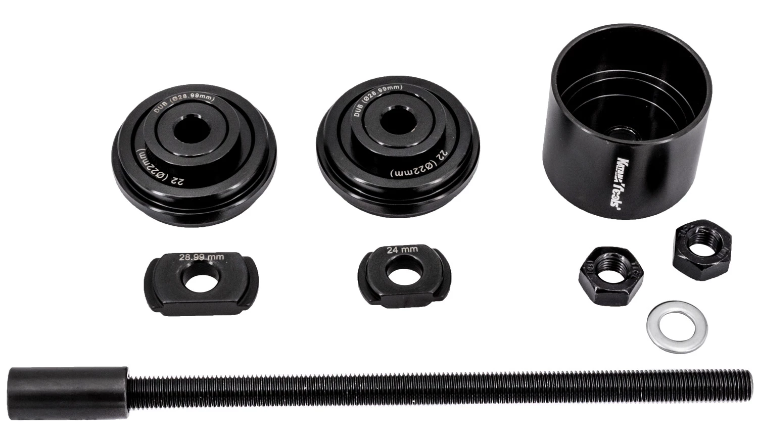 Katana BCT-2 Kit D'outils De Montage Et De Démontage 4 En 1 Pour Roulements Internes Press-Fit 5 Katana BCT-2 Kit D'outils De Montage Et De Démontage 4 En 1 Pour Roulements Internes Press-Fit – Image 3