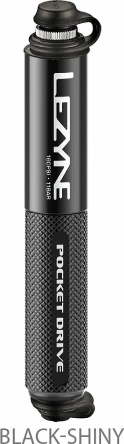 Lezyne Mini Pompe Pocket Drive CNC -Vélo Soldes Lezyne Pocket Drive CNC 1