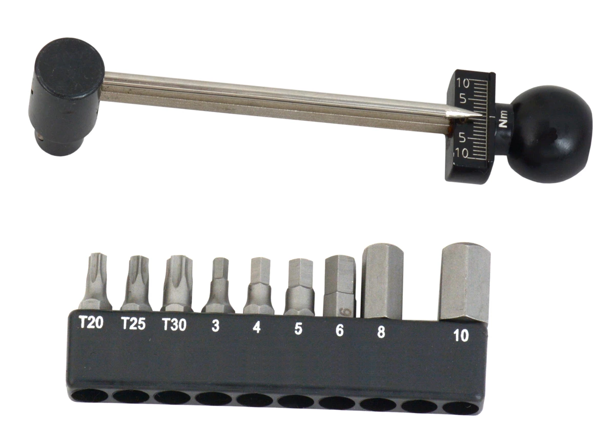 Radon Clé Dynamométrique Miniature Comp 1/4" 1-10 Nm Avec Embouts 4 Radon Clé Dynamométrique Miniature Comp 1/4" 1-10 Nm Avec Embouts – Image 2