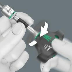 Wera 411 A RA Tournevis Adaptateur à Manche En T Avec Fonction Cliquet, 1/4" -Vélo Soldes Wera 411 A RA Quergriff Adapterschraubendreher mit Ratschenfunktion 14 4013288222817 3