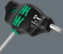 Wera 467 TORX® HF Tournevis En T 13 Wera 467 TORX® HF Tournevis En T -Vélo Soldes Wera 467 TORX R HF Quergriff Schraubendreher 3