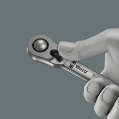 Wera 8100 SA 8 Jeu Cliquet Zyklop Metal (1/4") -Vélo Soldes Wera 8100 SA 8 Zyklop Metal Knarrensatz Umschalthebel 14 Antrieb metrisch 4013288173836 3