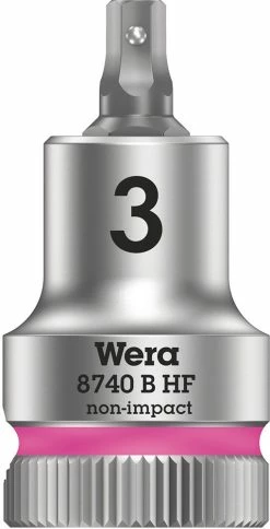 Wera 740 B HF Douille-embout Zyklop Emmanchement 3/8" -Vélo Soldes Wera 8740 B HF Zyklop Bitnuss 05003030001