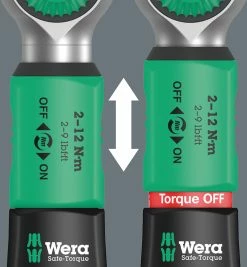 Wera Safe-Torque A2 Set 1 - Clé Dynamométrique 1/4" (2-12Nm) -Vélo Soldes Wera Safe Torque A2 Set 1 4013288223043 4