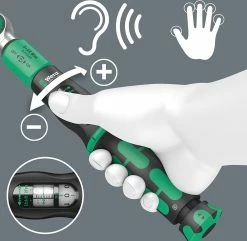 Wera Safe-Torque A2 Set 1 - Clé Dynamométrique 1/4" (2-12Nm) -Vélo Soldes Wera Safe Torque A2 Set 1 4013288223043 6