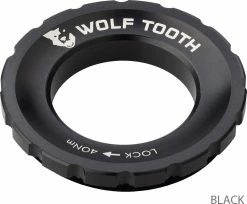 Wolf Tooth Components Centerlock Lockring 9 Wolf Tooth Components Centerlock Lockring -Vélo Soldes Wolf Tooth Centerlock Rotor Lockring Black 1