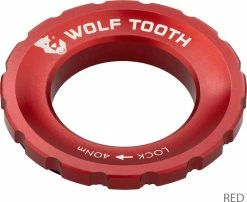 Wolf Tooth Components Centerlock Lockring 10 Wolf Tooth Components Centerlock Lockring -Vélo Soldes Wolf Tooth Centerlock Rotor Lockring Red 2