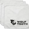 Wolf Tooth Components Chiffon En Microfibres, Paquet De 4 -Vélo Soldes Wolf Tooth Mikrofasertuch WT TOWEL GRY 4PK 1