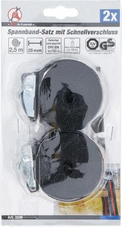 BGS Technic Jeu De Bandes De Serrage Avec Fermeture Rapide (2 Pièces) -Vélo Soldes bgs technic 3599 Spannband Satz mit Schnellverschluss 2 Stuck 3