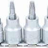 BGS Technic Jeu De Douilles à Embout D'extraction De Vis Pour Torx 1/4" Et 3/8" 7 Pièces